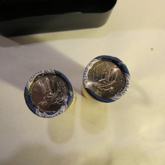 2009 Washington, DC 50 State Quarters Sealed US Mint BU Rolls P&D - Picture 5 of 5